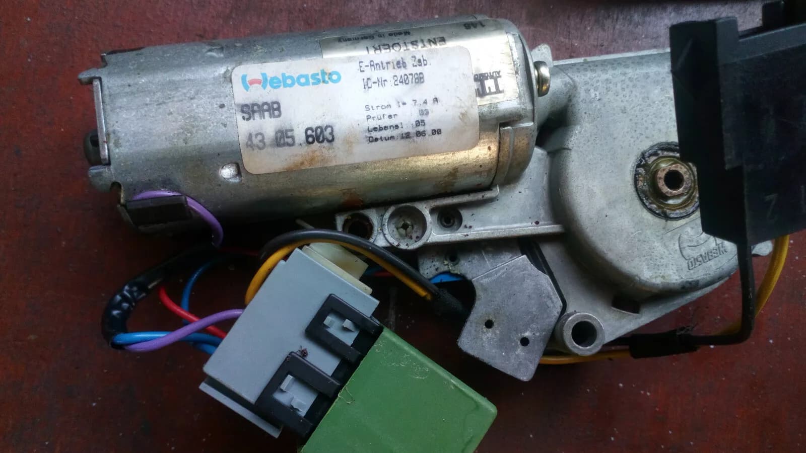 SAAB 9000, BMW 5-series engine sunroof part no : 4305603