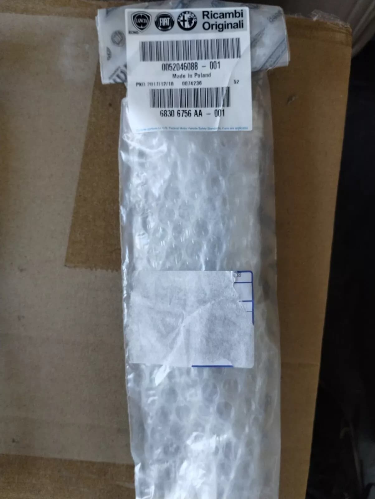 Genuine Fiat, Lancia, Alfa Romeo, Antenna No: 52046088