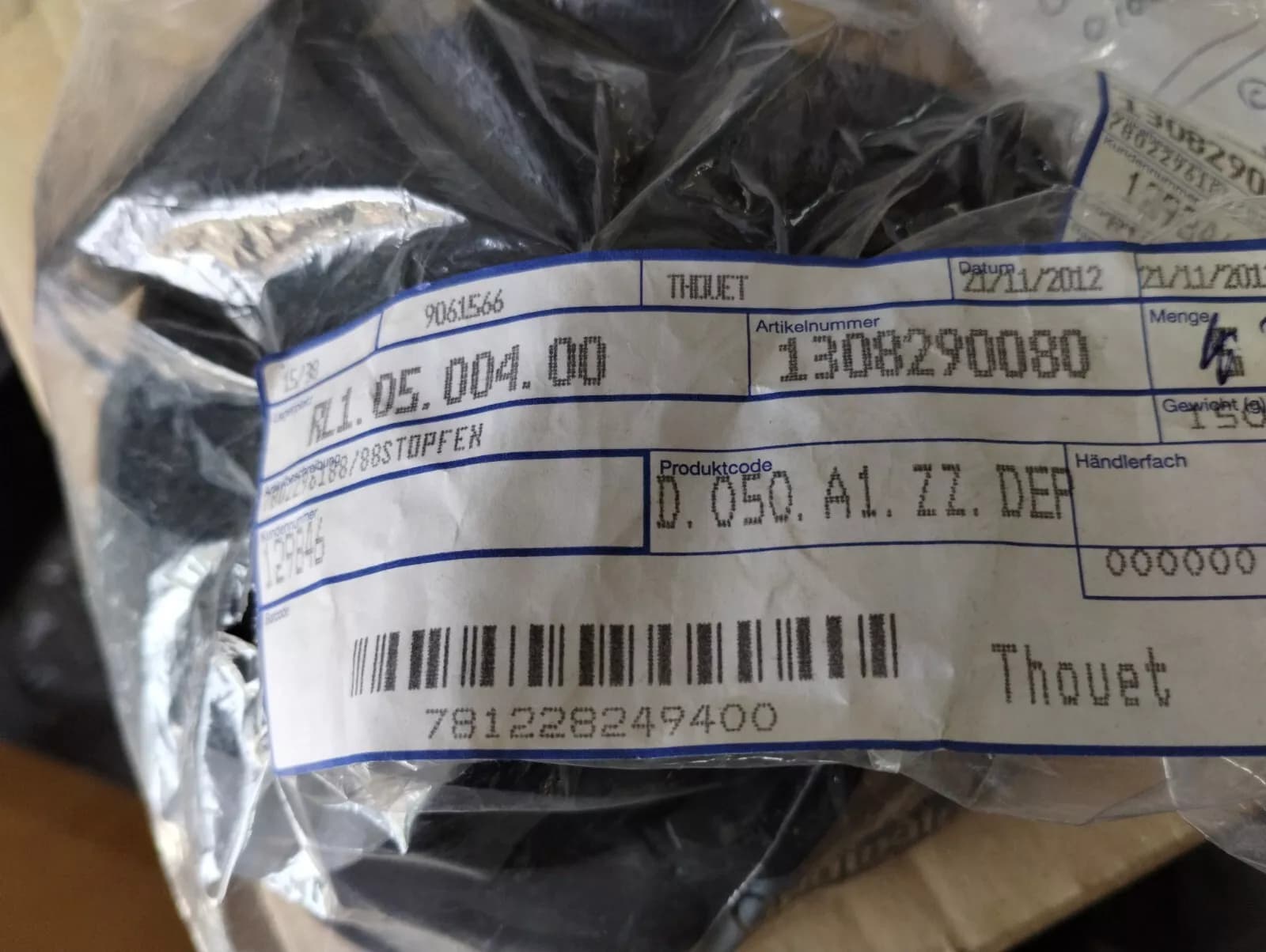 Genuine Fiat plug 3pcs No: 1308290080