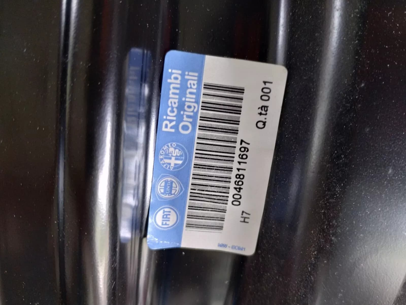 Genuine FIAT 'wheel, steel rim 15" No: 517638960 Damaged