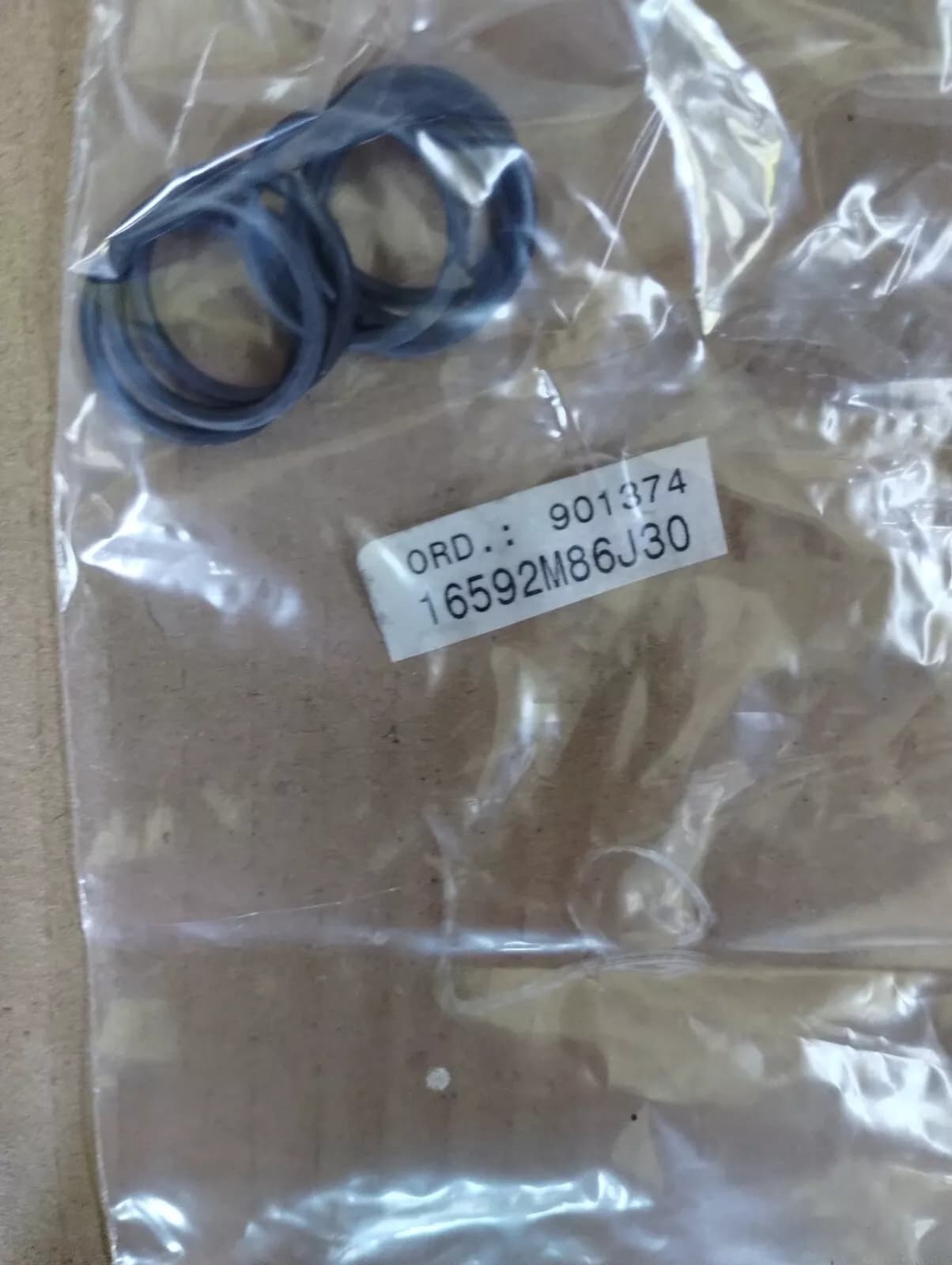 Genuine Suzuki, Seal ring 9 pcs no: 16592M86J30