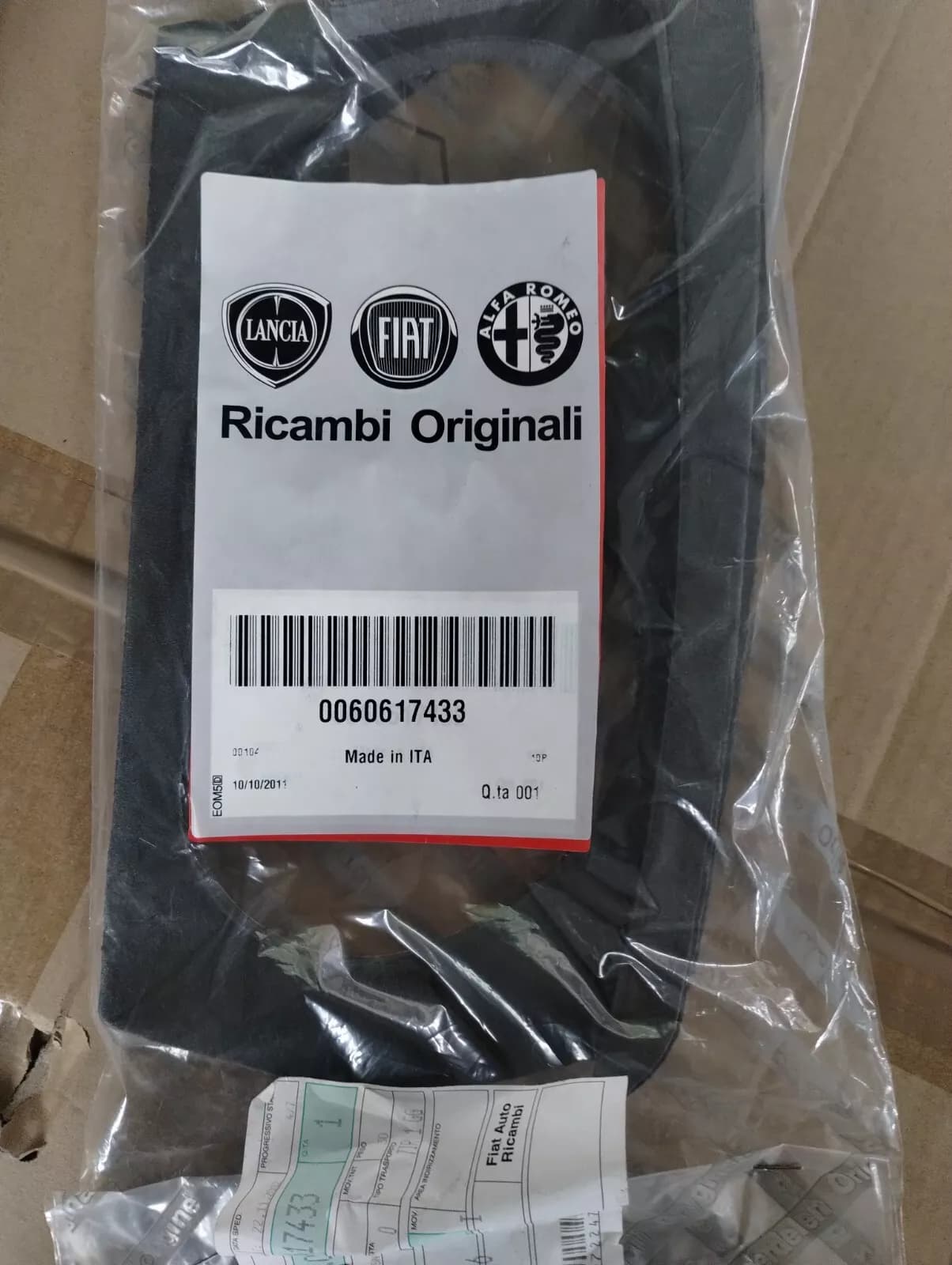 ALFA ROMEO genuine SEAL GASKET, no : 60617433