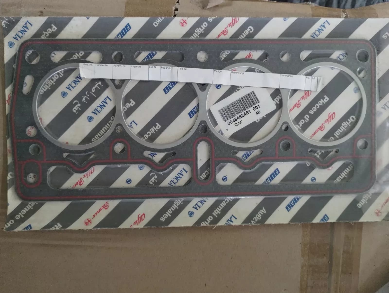 Genuine Fiat Head gasket No : 46462481