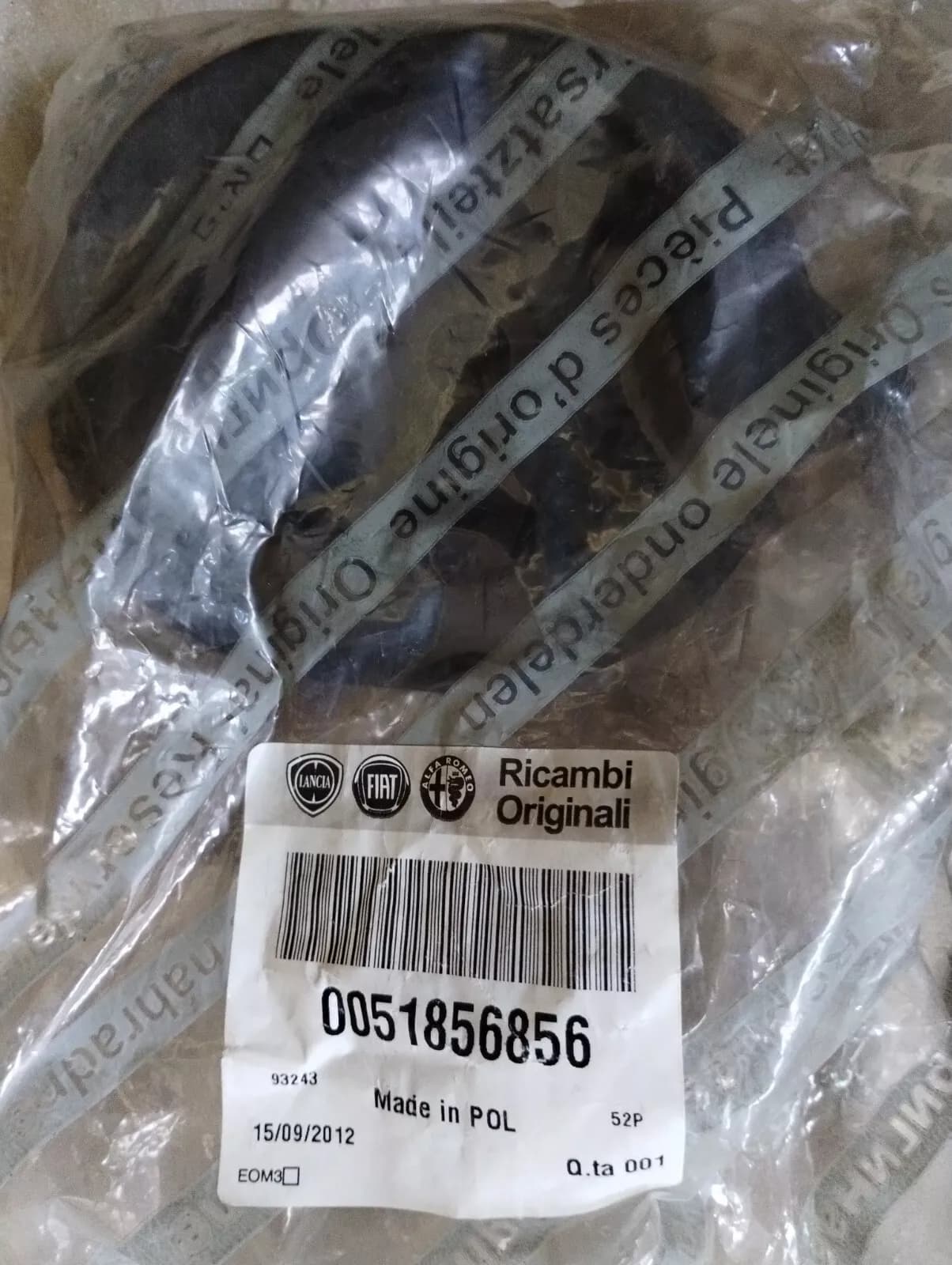 Genuine Fiat, Lancia Alfa Romeo, Top strut mounting No: 51856856