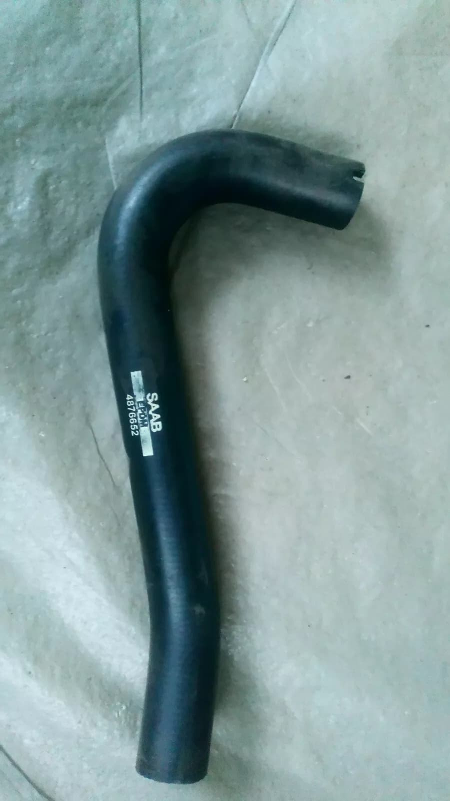 SAAB 9000 Heater hose Water pump - Heat exchanger No:4876652