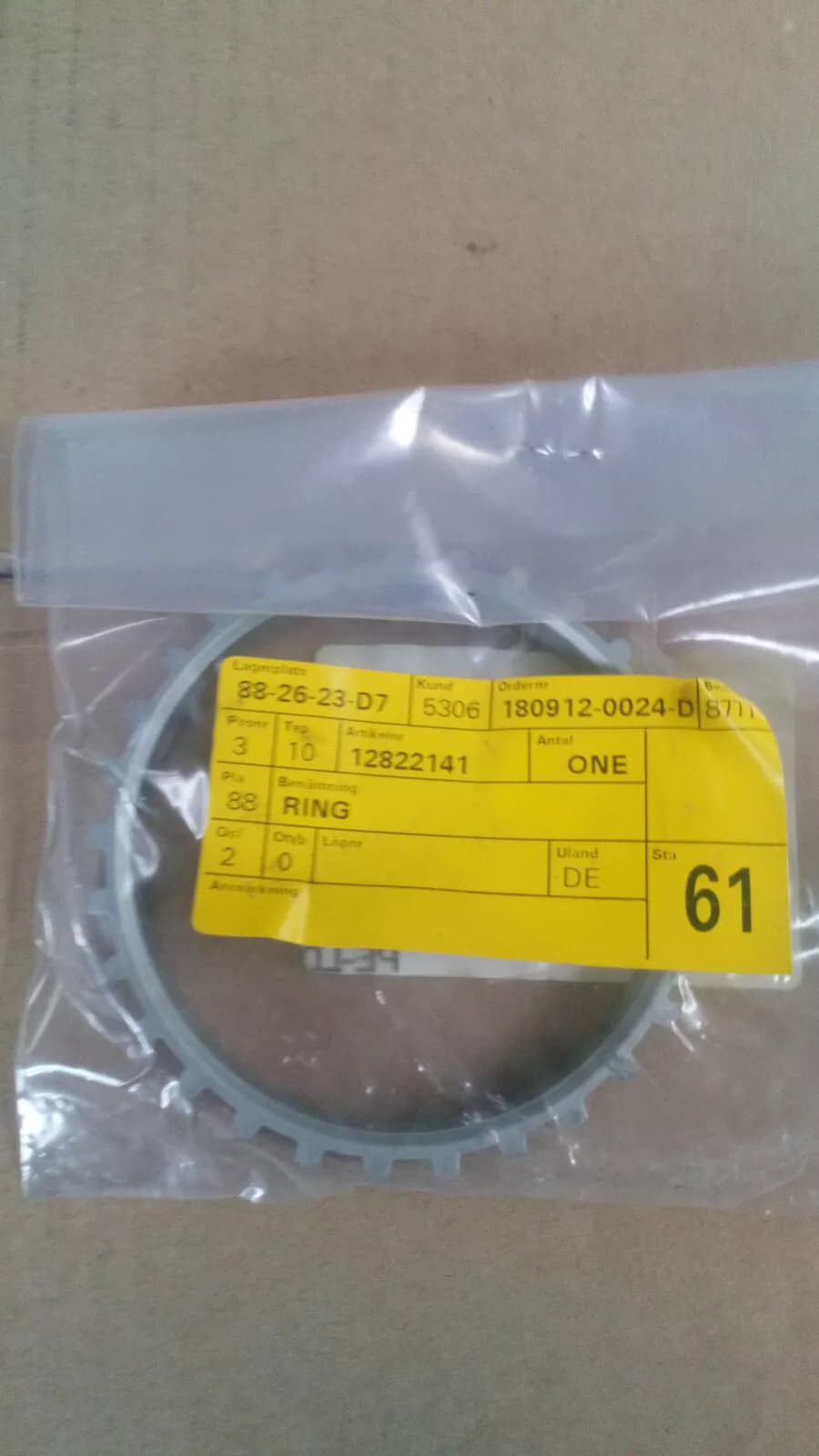 Saab 9-5 ABS Ring No: 12822141