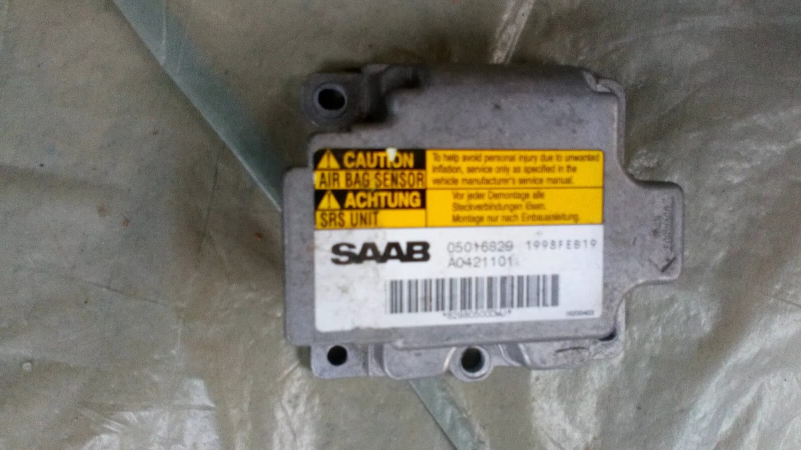 Saab SRS control unit part no :05016869, A0421101