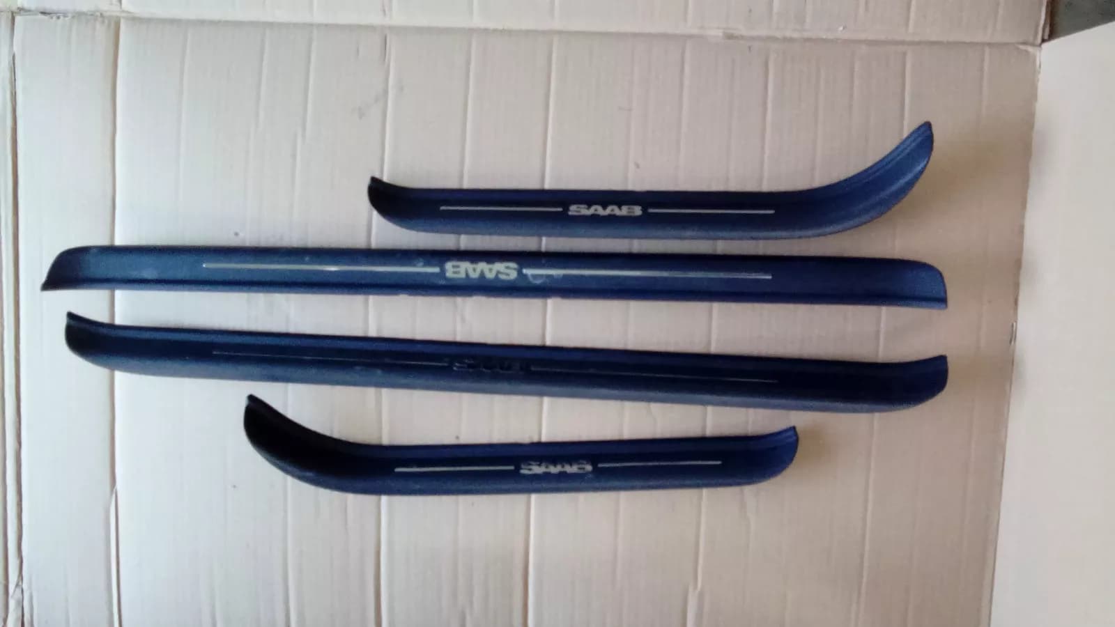 SAAB 9-5 original door sill trim set Year: 1999-2009