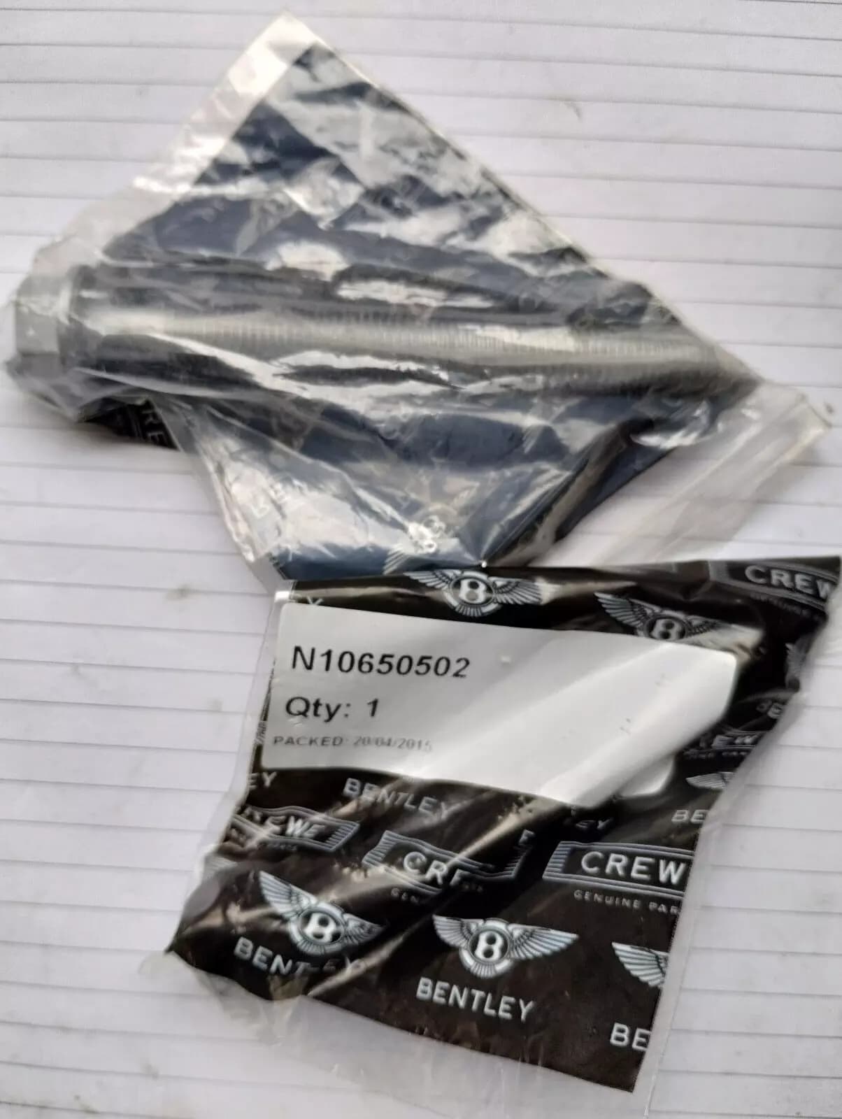 ORIGINAL VW GROUP PARTS, BOLT 2 PCS No: N10650502