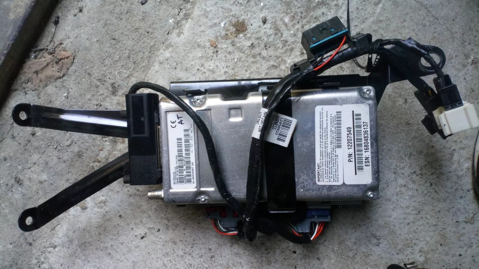 SAAB 9-3 Control Module Computer Teilnr:12207549 Bj:2002