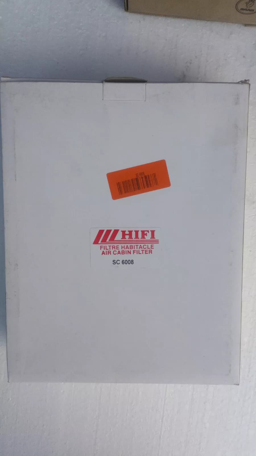 Saab 900 (1991-1993) cabin air filter Nr: 4072427, SC6008