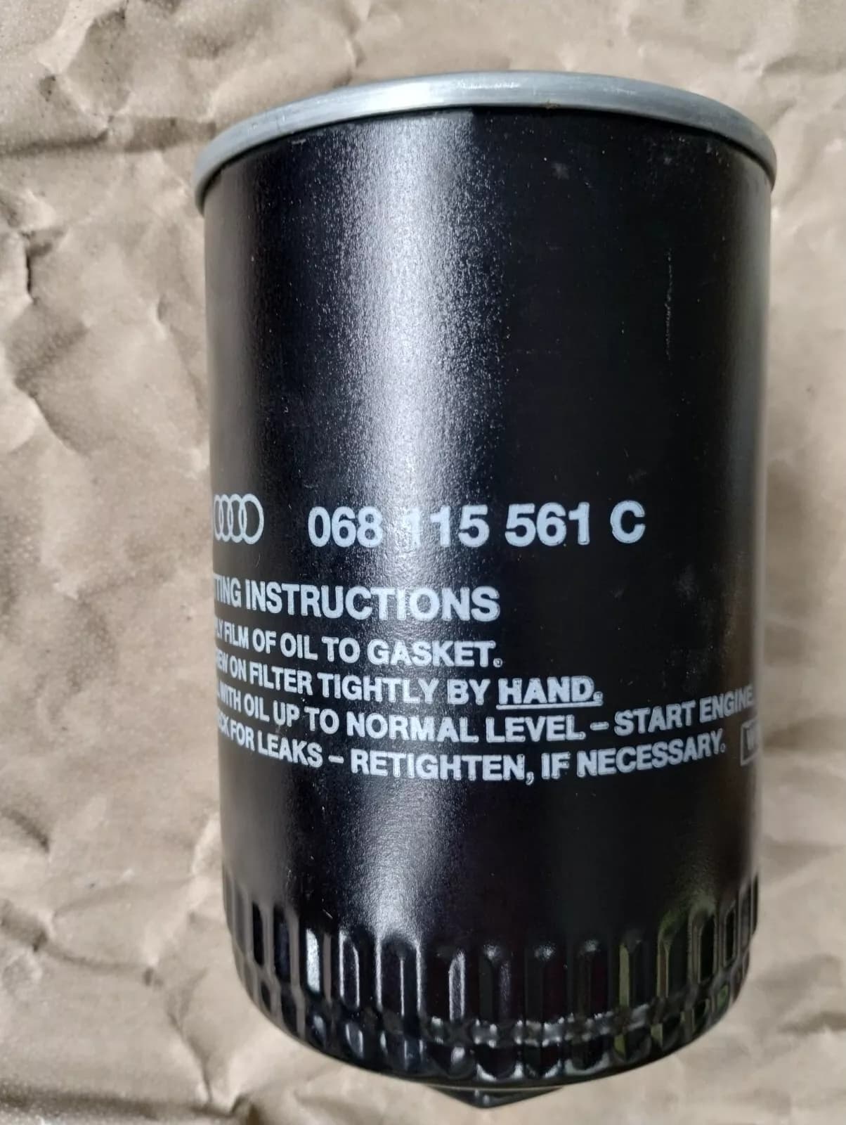 Genuine Volkswagen / Audi Filter 2 pcs No : 068115561C