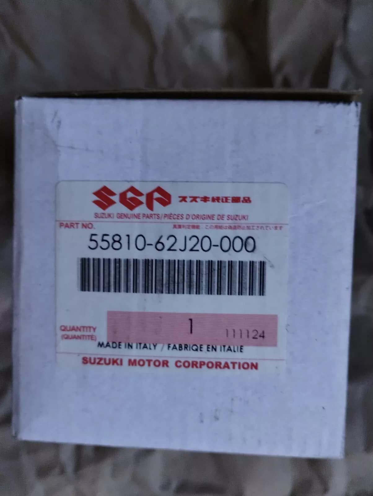 Genuine Suzuki pad set No: 55810-62J20