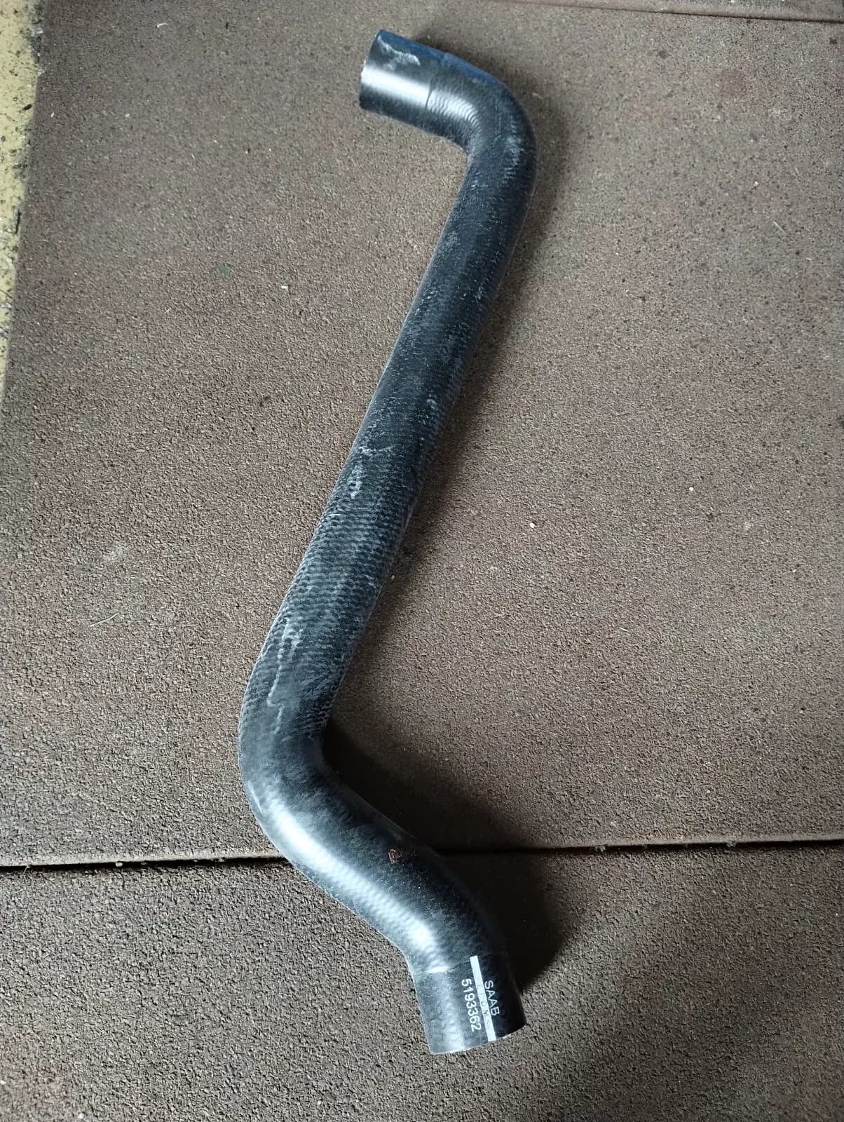 Saab original radiator hose,  B205, B235 No: 5193362