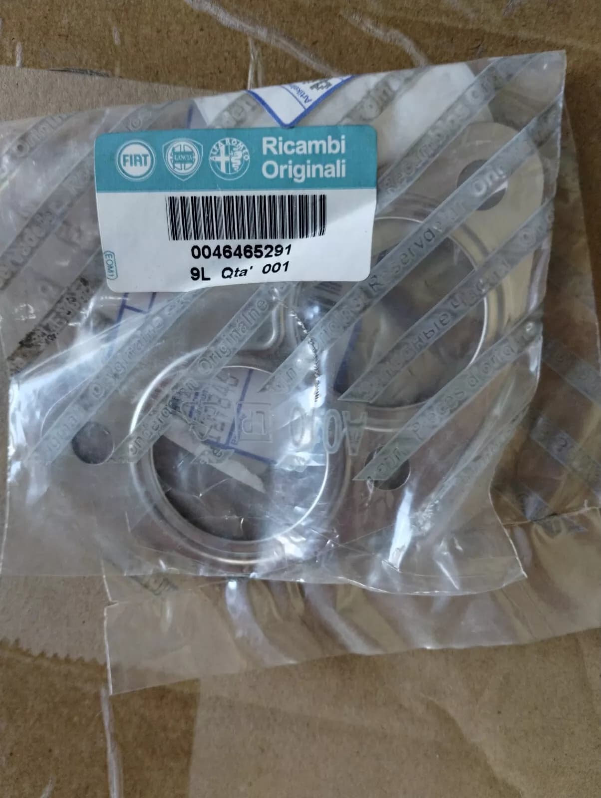 Genuine Fiat, Alfa Romeo gasket 2 pcs No: 46465291