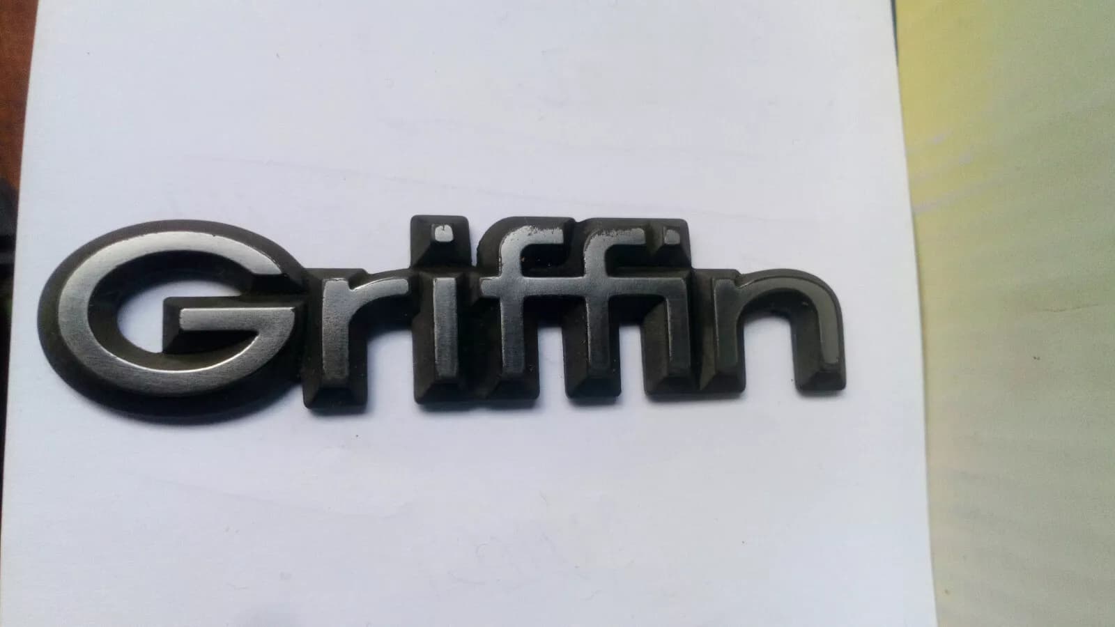 Saab 9000 Griffin lettering year 1995