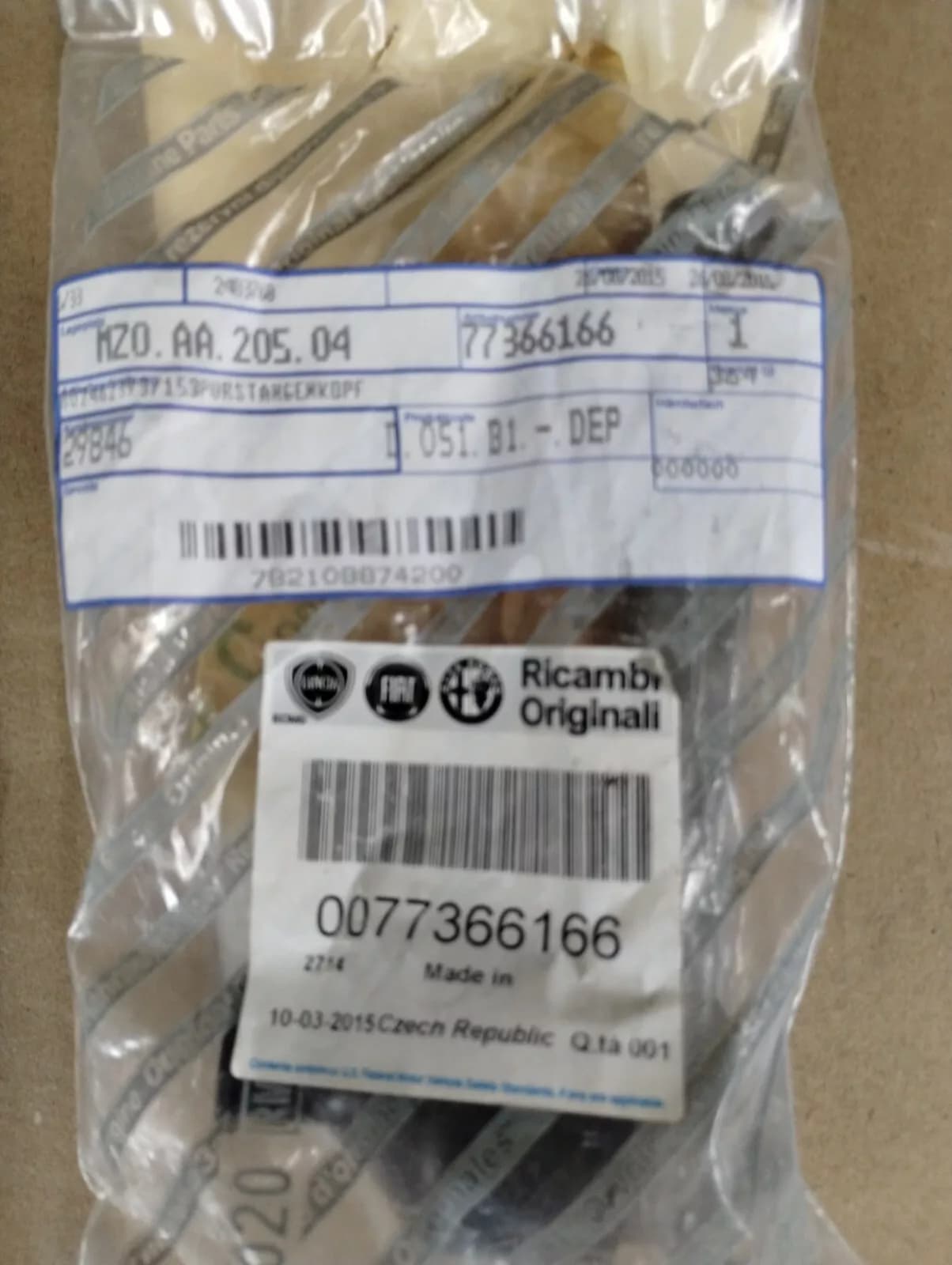 Genuine Fiat STEERING TRACK ROD END No : 77366166