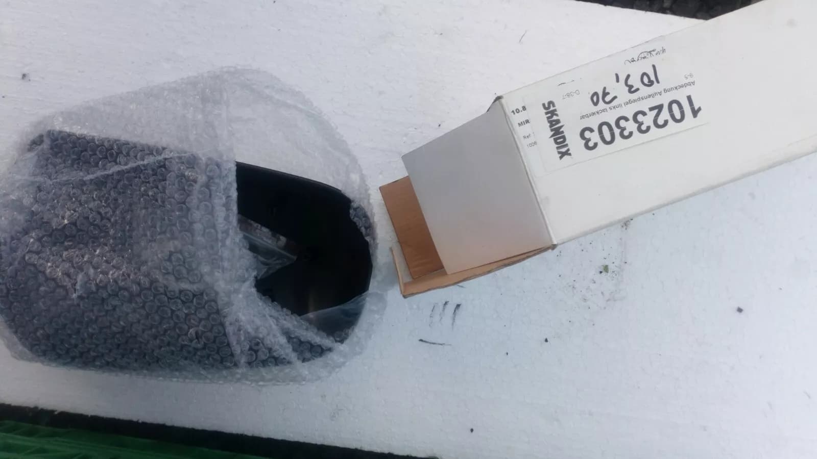 SAAB 9-5 cover cap, exterior mirror left No:1023303, 30582802