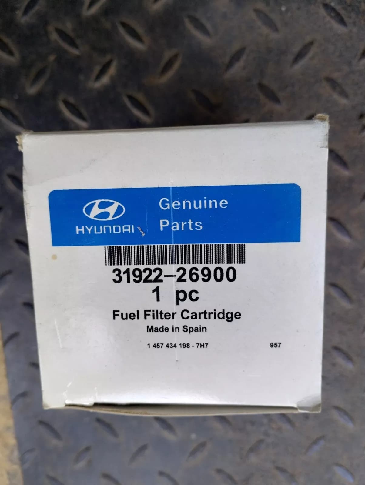HYUNDAI genuine FILTER CARTRIDGE No: 3192226900