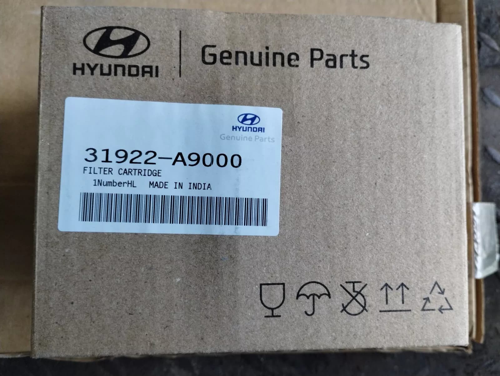 HYUNDAI genuine FILTER CARTRIDGE No : 31922A9000
