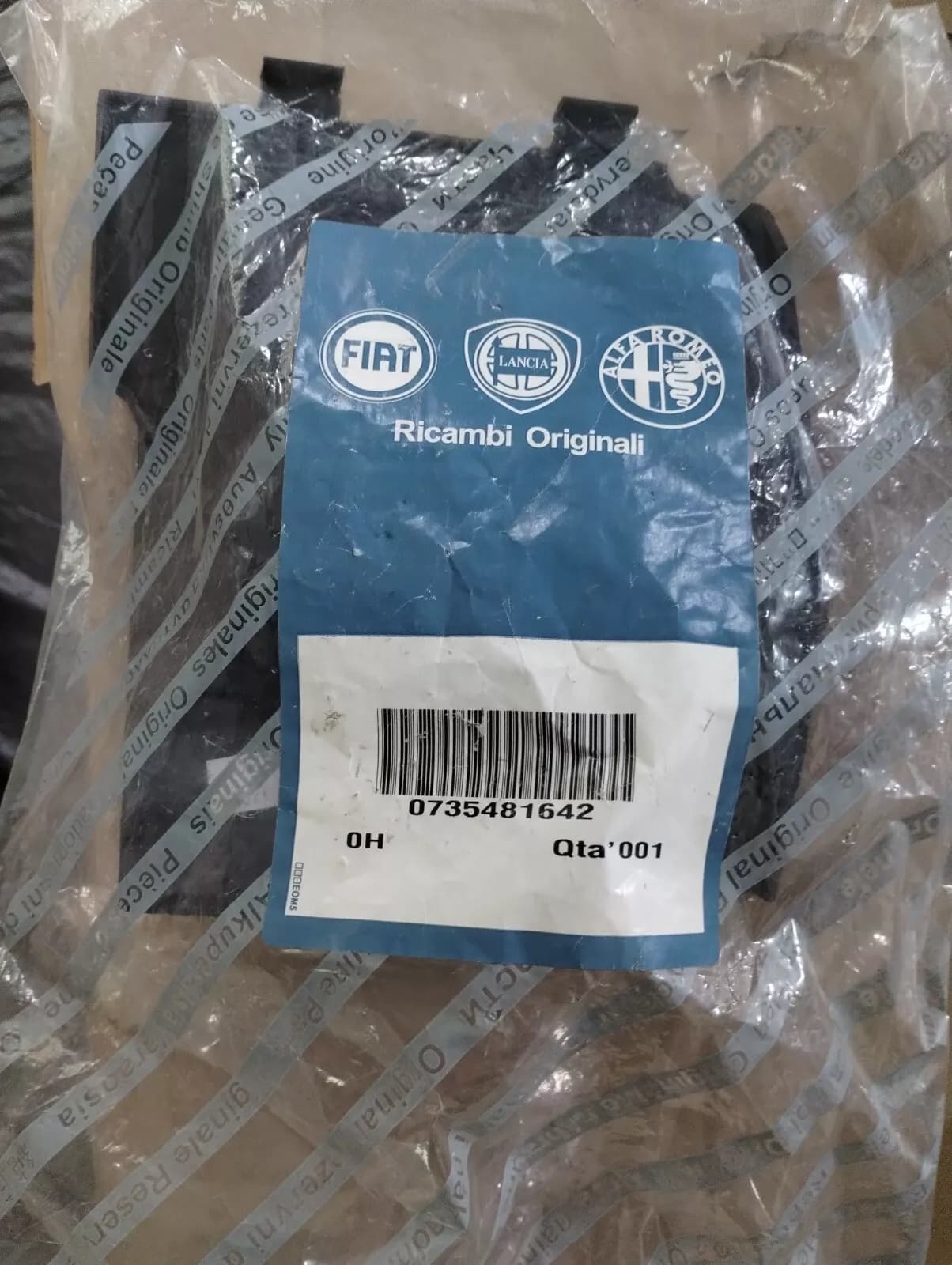 Genuine FIAT BOOT LID COVER No: 735481642