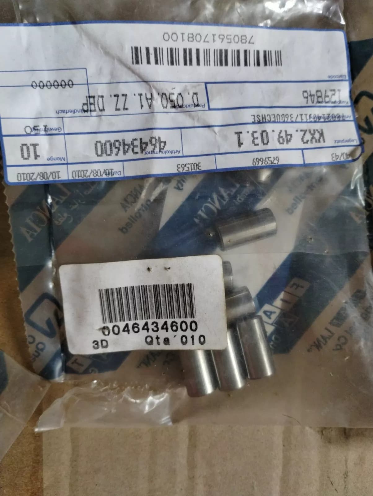 Genuine Fiat, bush 7 pcs No: 46434600