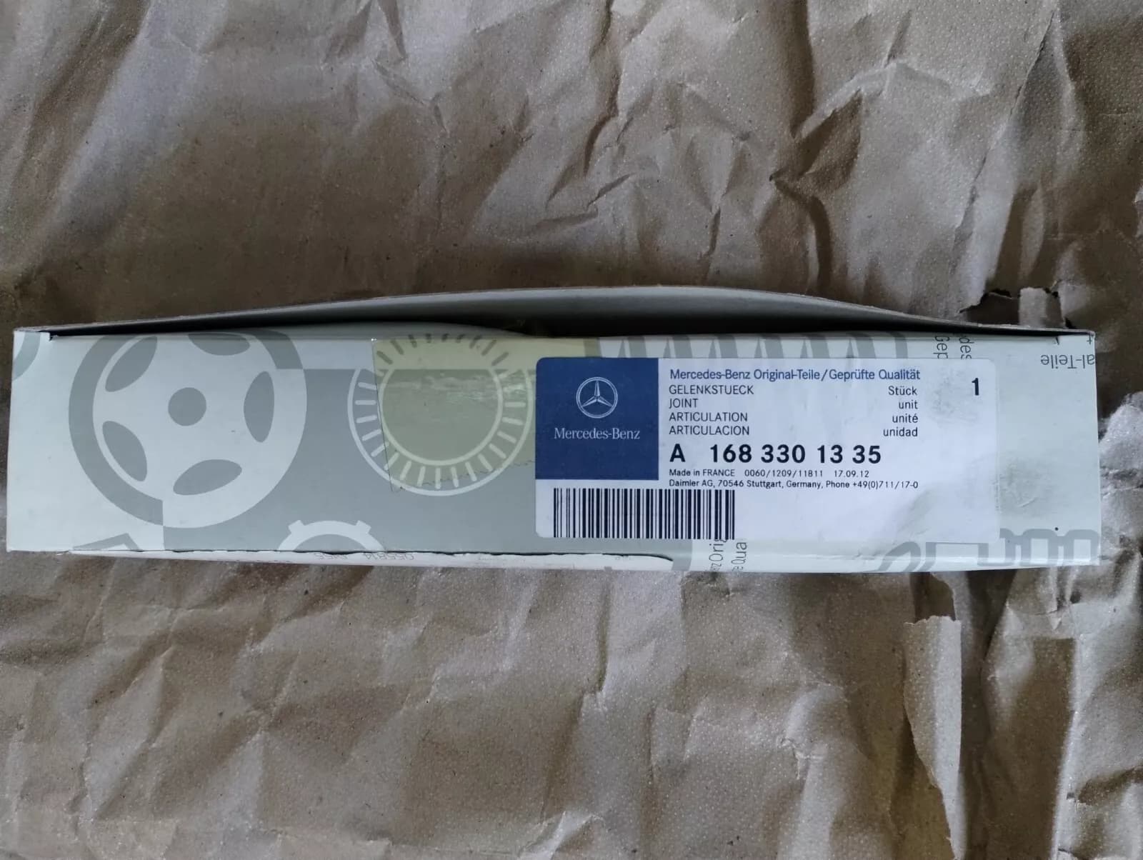 Genuine Mercedes Joint No: A1683301335