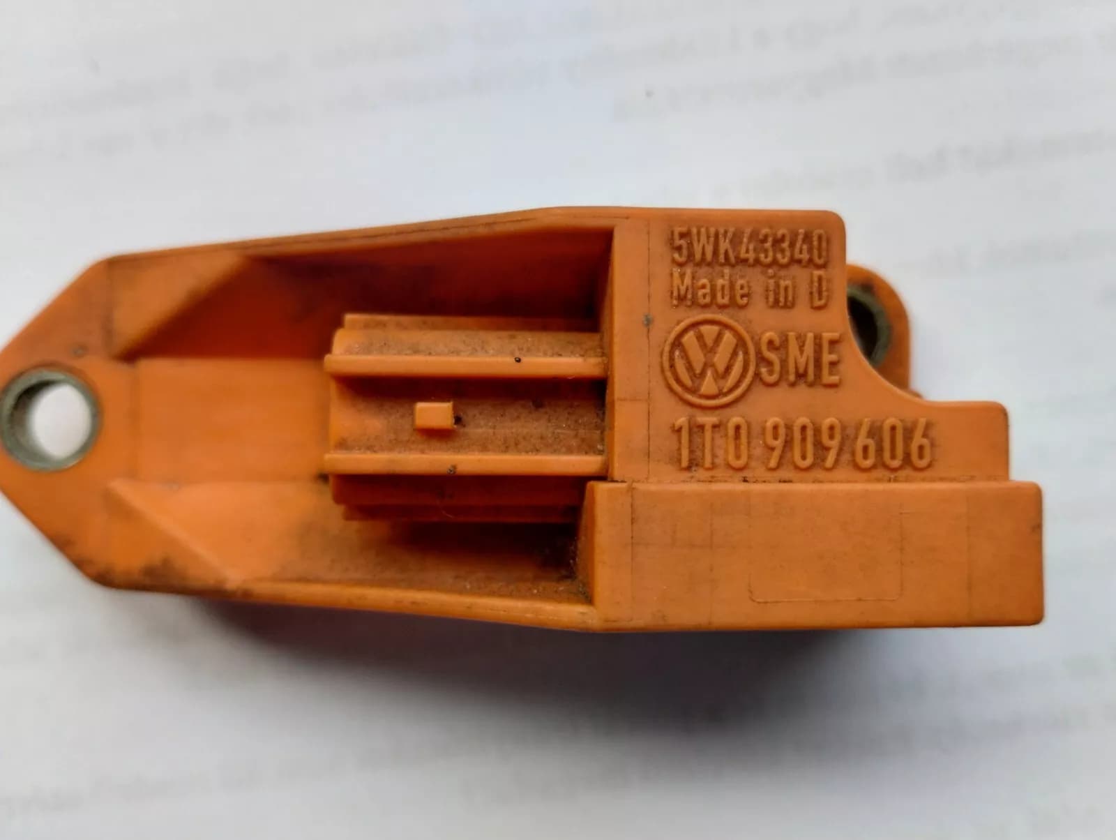 Volkswagen sensor airbag No: 1T0909606 , 44040213