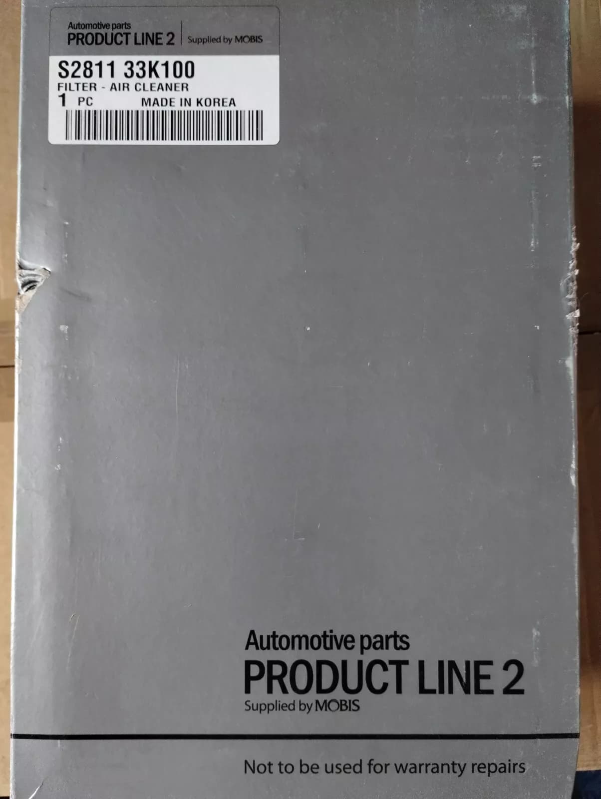 Mobis original Hyundai, Kia filter No : S281133K100
