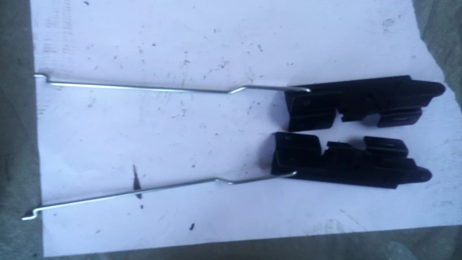 Saab convertible locking, fastening element