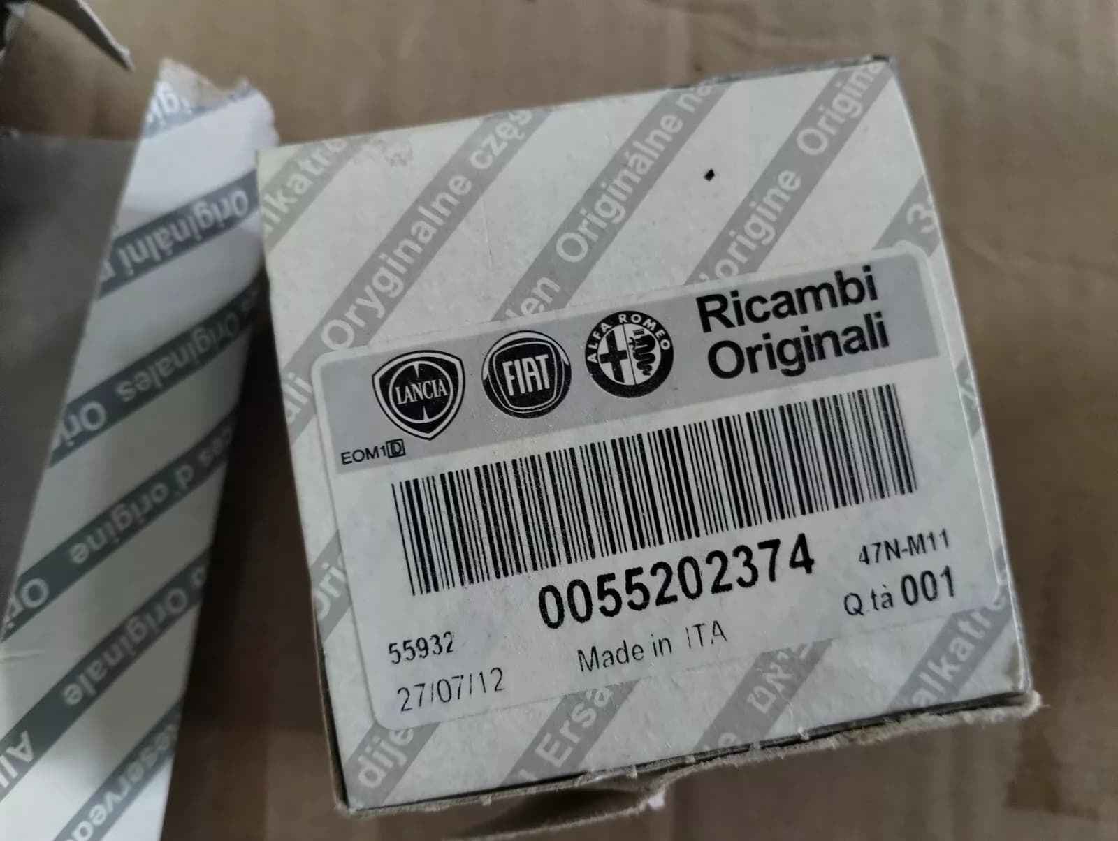 Genuine Fiat, Lancia, Alfa Romeo, SWITCH No: 55202374