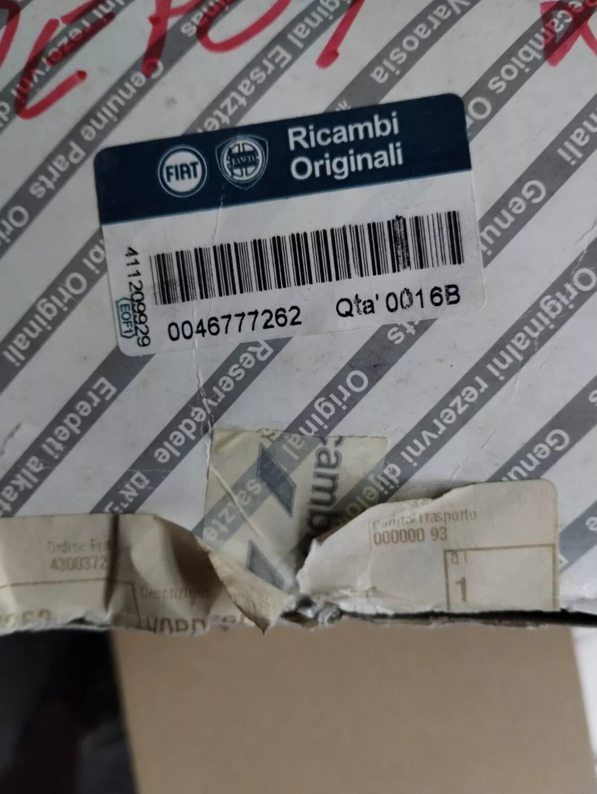 Genuine LANCIA Indicator, turn signal No: 46777262