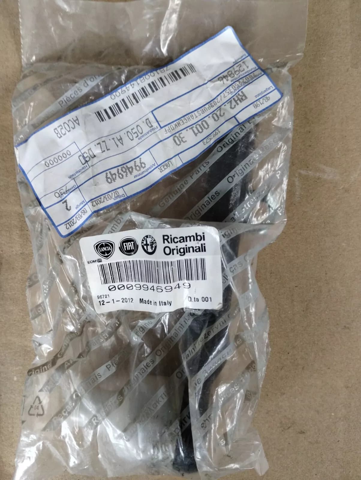 Genuine Fiat, Alfa Romeo STEERING TRACK ROD END 1 pcs No: 9946949