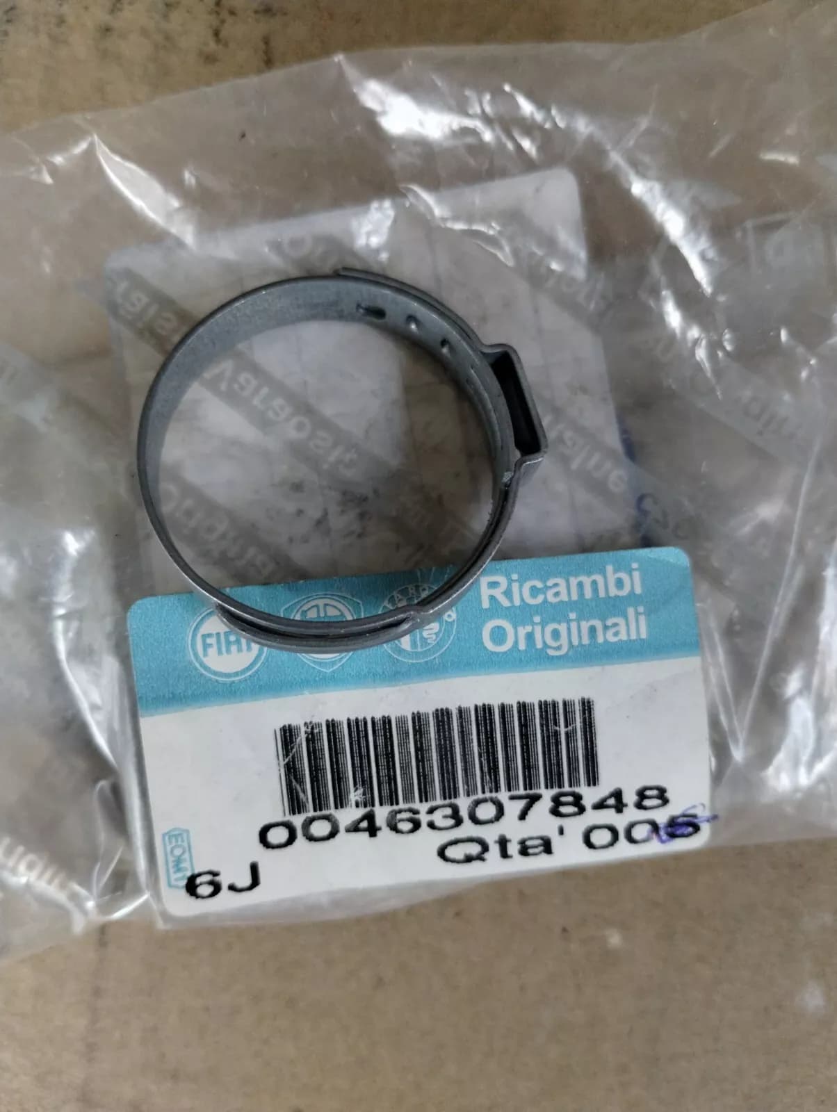 Genuine Fiat, Alfa Romeo clamp 5 pcs Nr: 46307848