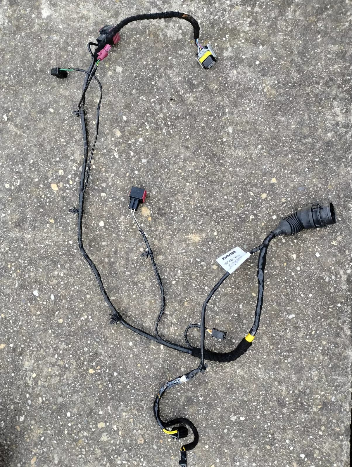 Saab 9-3 Coupé, convertible, Door wiring no:5246764