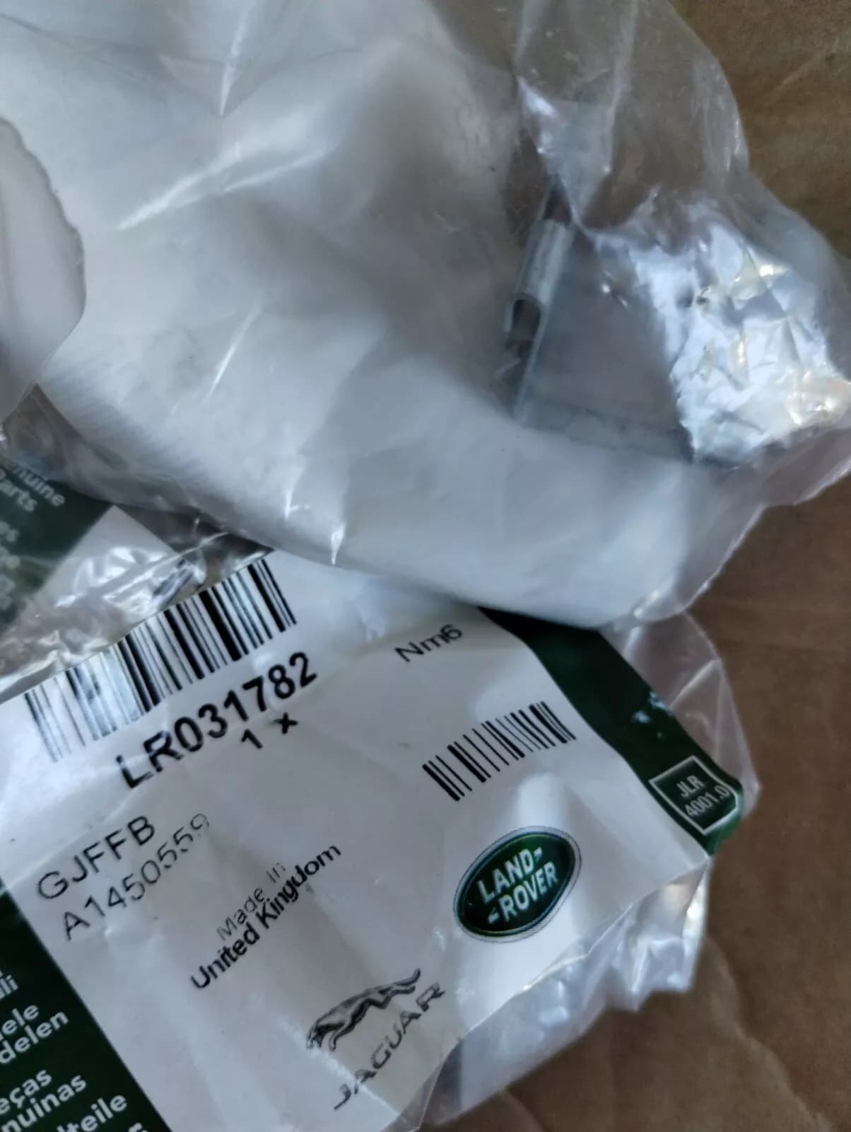 Genuine Jaguar, Land Rover, Clip 5 pcs no: LR031782