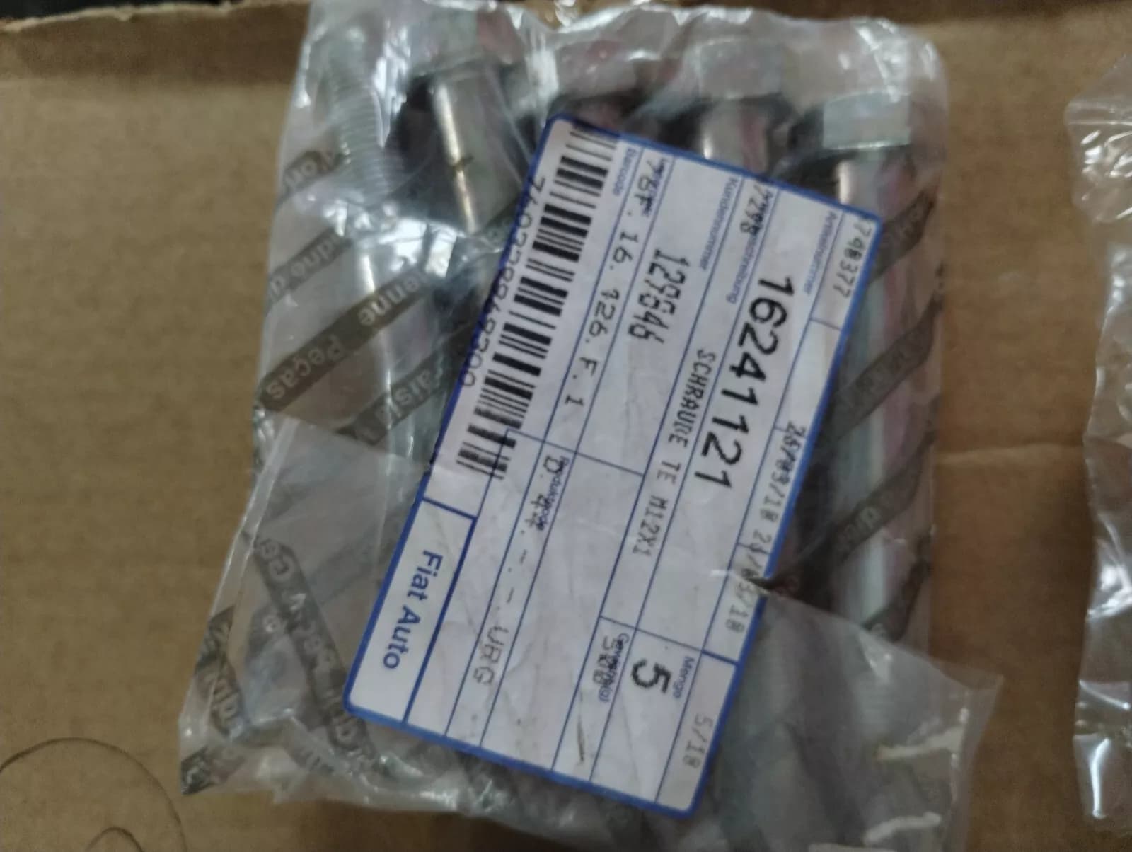 Genuine Fiat, Lancia, Alfa Romeo bolt 5 Pcs Nr: 16241121