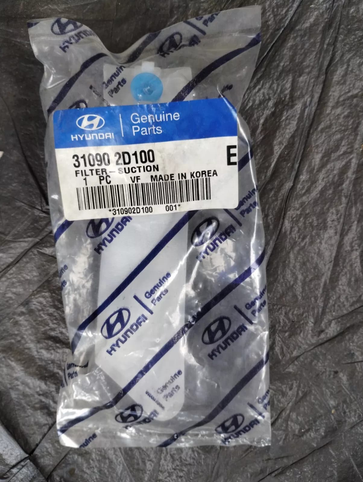 HYUNDAI original FILTER-SUCTION No : 310902D100