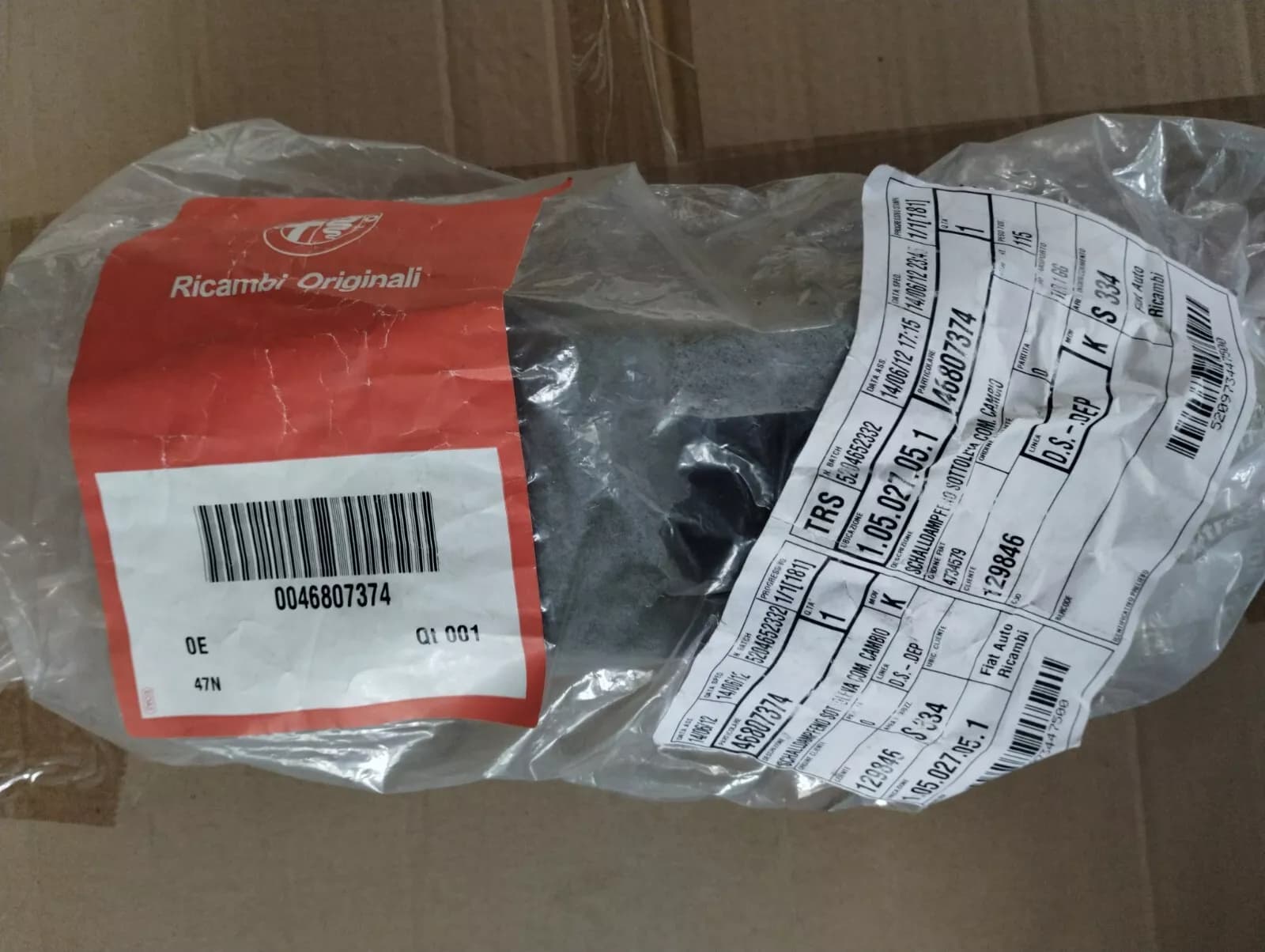 Genuine Alfa Romeo SOUNDPROOFING No: 46807374