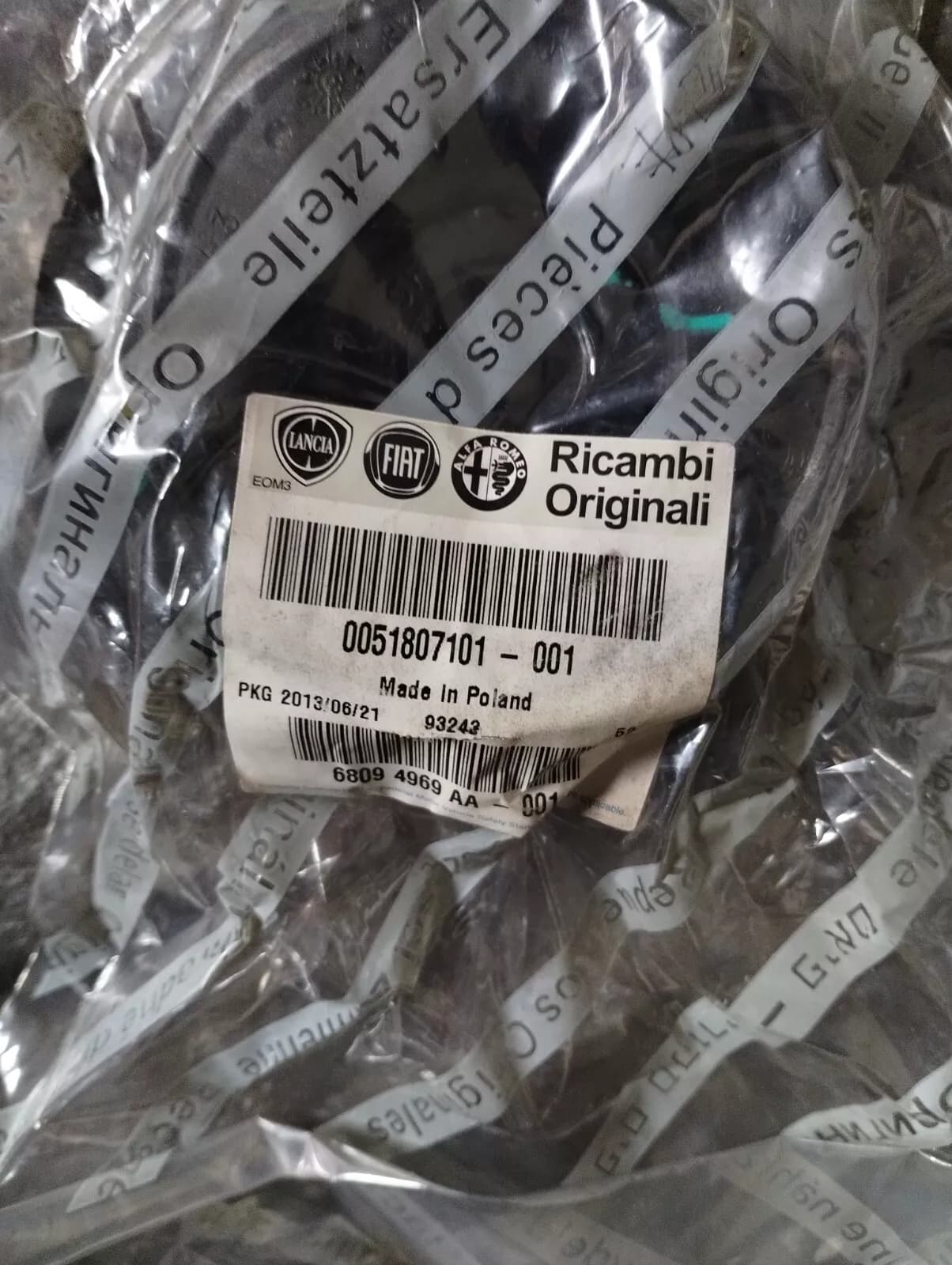 Genuine Fiat, Lancia, Alfa Romeo, Top Strut Mounting No: 51807101