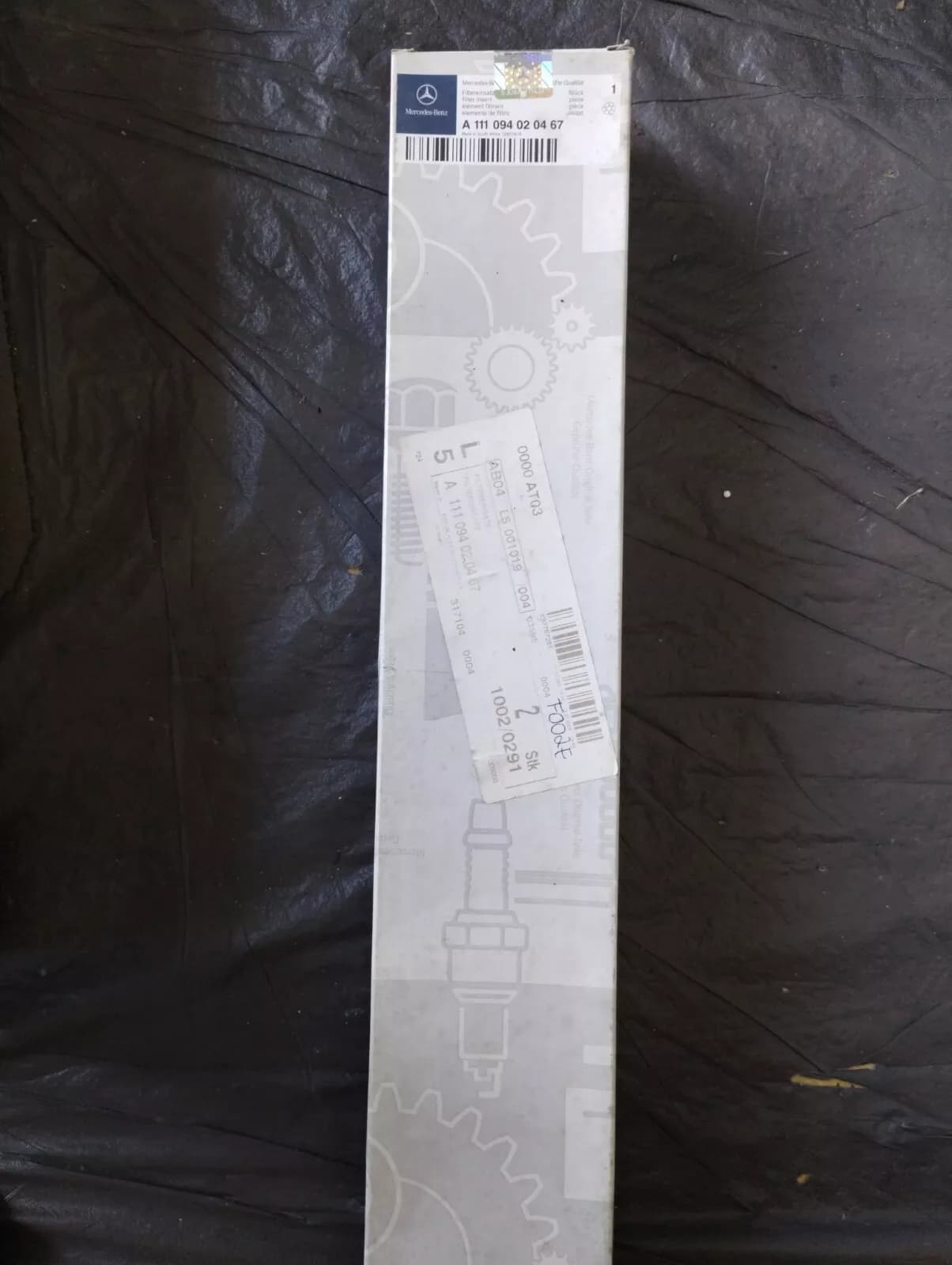 ORIGINAL Mercedes, Air filter No: A111094020467