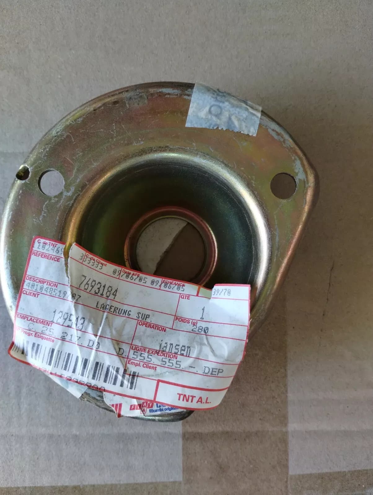 Genuine Fiat suspension support No: 7693184