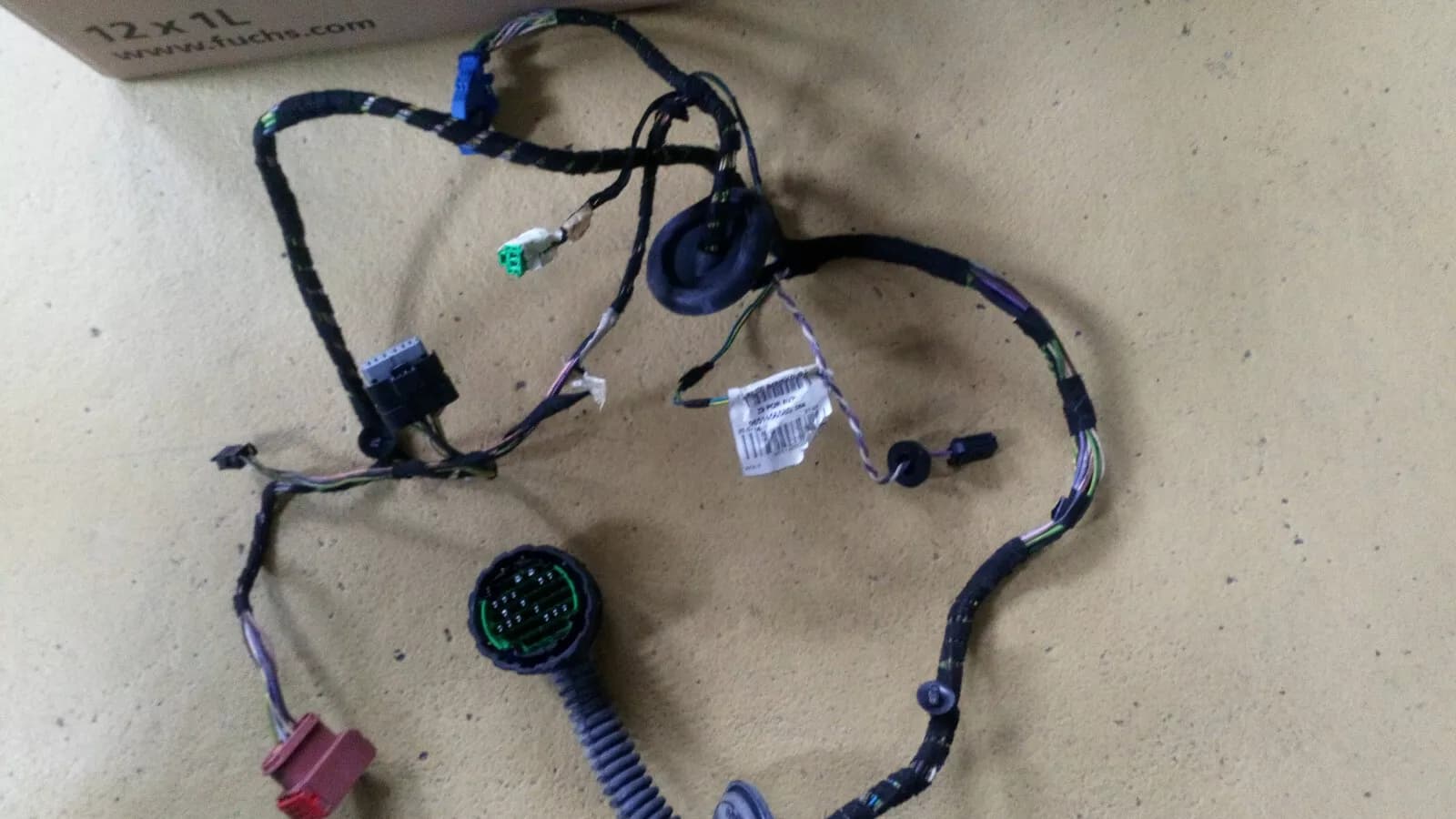 Peugeot 607 door wiring harness right front part no : 9651456580