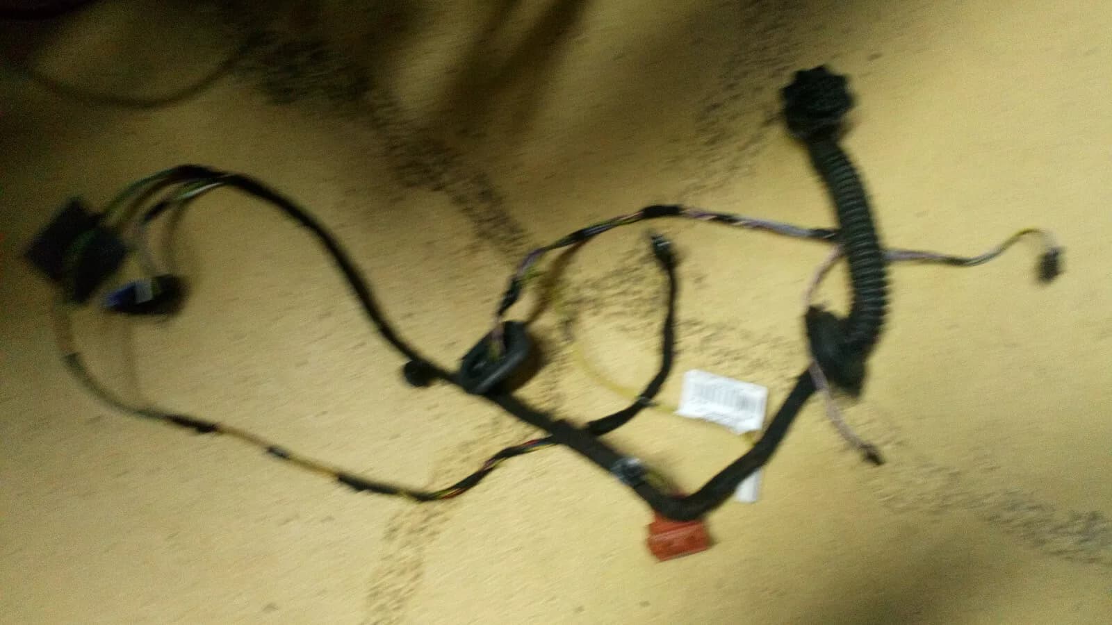 Peugeot 607 door wiring harness left rear part no :9651456680