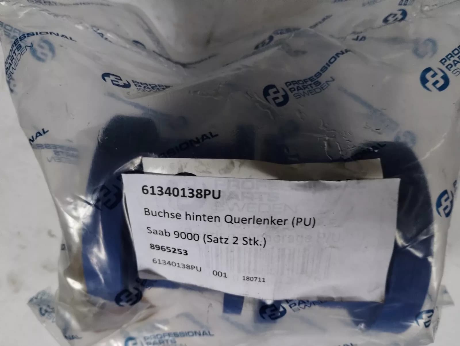 SAAB 9000 Professional Parts Rear wishbone bushes No: 8965253