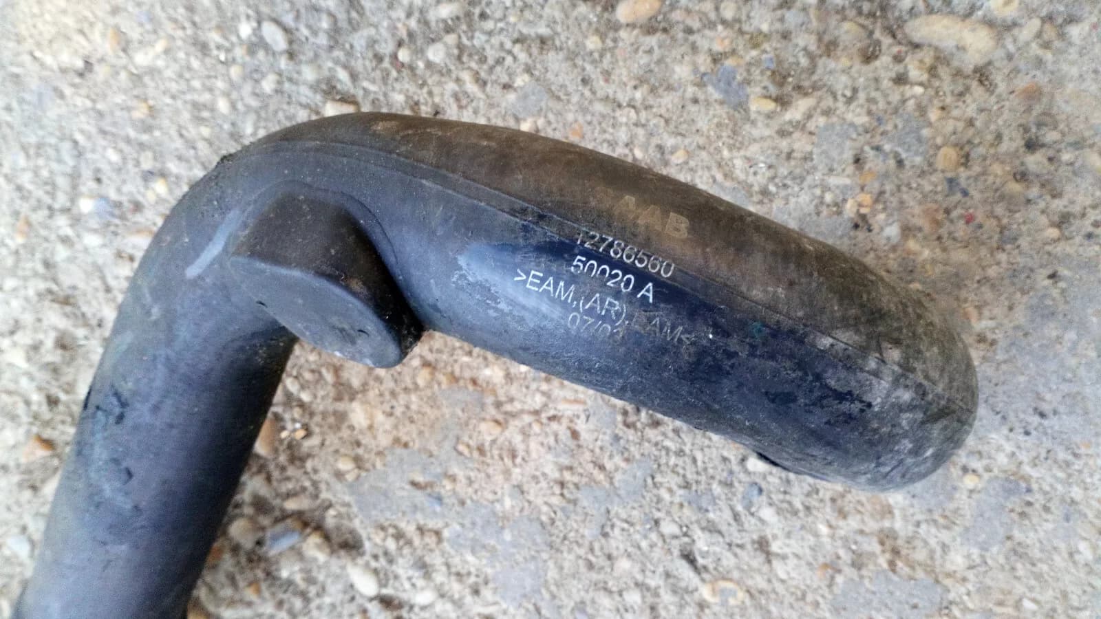 Saab 9-3 2 0T (B207) Turbo Hose Part No:12786560