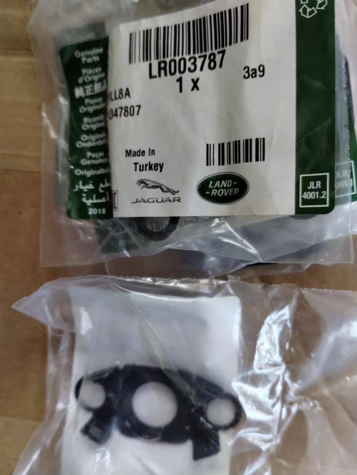 Genuine Jaguar, Land Rover, Gasket 2 Pcs No: LR003787
