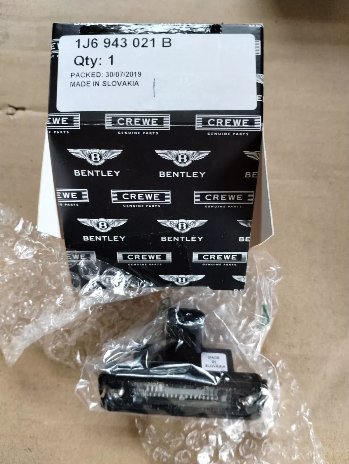 Bentley genuine NUMBER LIGHT HOUSING No:1J6943021B