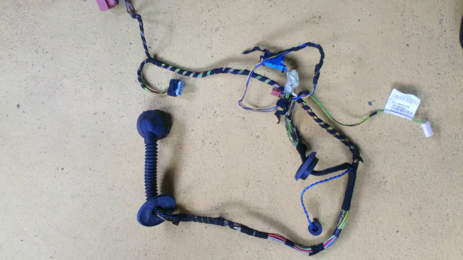 Peugeot 607 door wiring harness left front part no:9660180080