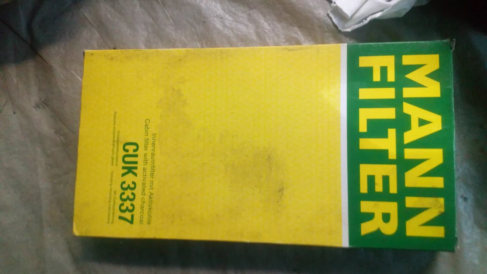 Saab 9-3 (2002- ) 9179904 Cabin air filter Man filter:CUK3337